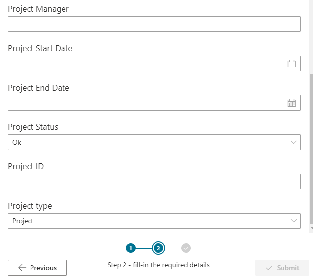 Enterprise Metadata in the New Group Order Form - Project